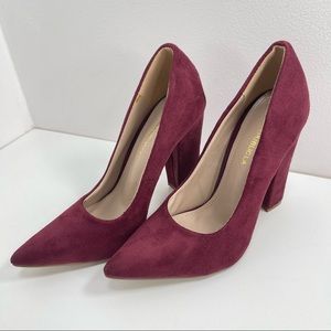 Shoe Republic LA Suede Heels